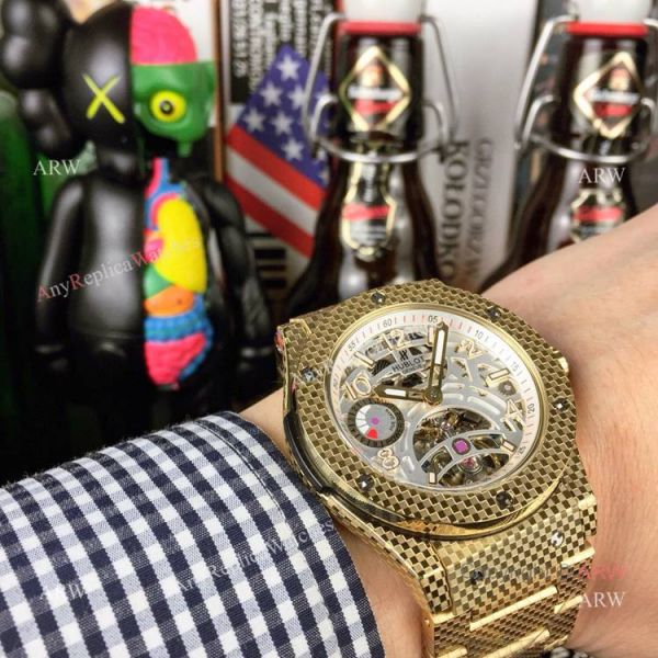 Copy Hublot Classic Fusion Vendome Stainless Steel White Watches