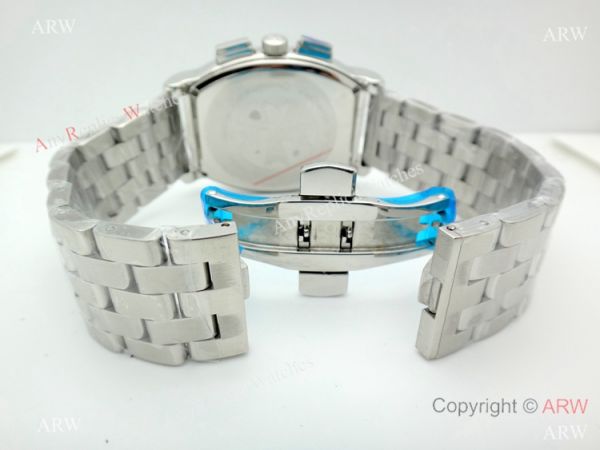 Vacheron Constantin Copy Watch Stainless steel Chronograph Blue Stick