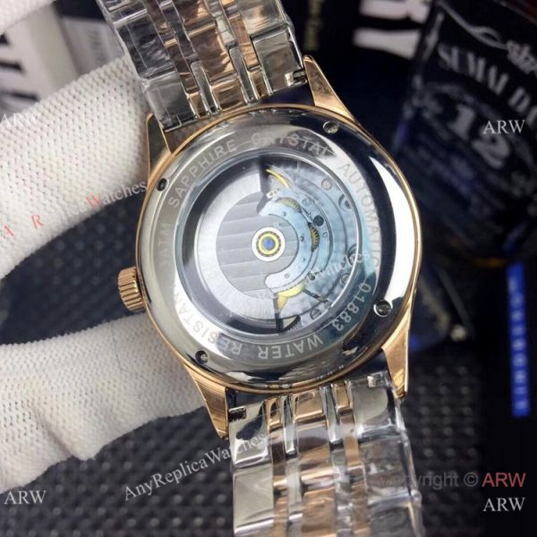 Copy Vacheron Constantin Geneve Stainless Steel Black Watch Low Price