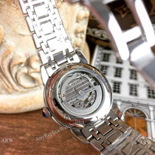 Best Replica Vacheron Constantin Geneve Watch Black Silver Case