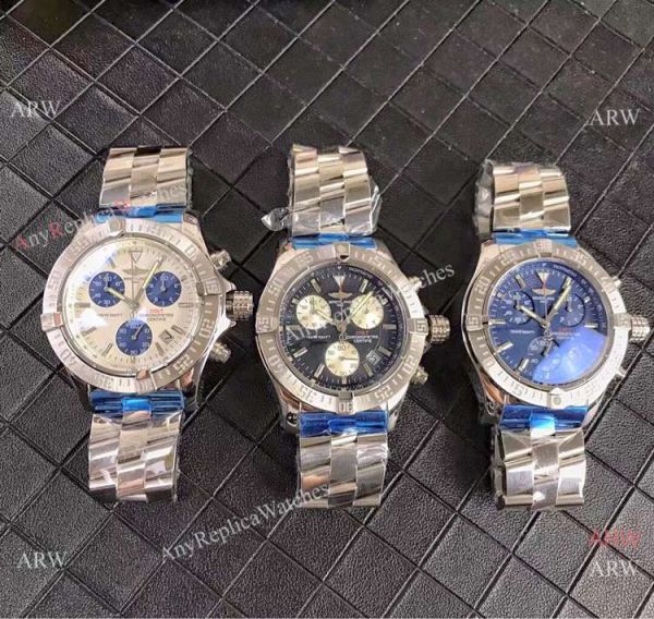 High Quality Breitling Colt Stainless Steel Black Dial Watches 45mm