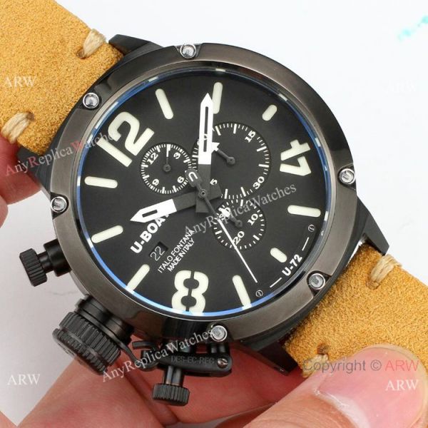 Buy Replica U-Boat Classico U-72 Blacksteel Men Watches 50mm