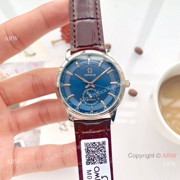 New Omega De Ville Fake Hour Vision Moonphase Watch 40mm