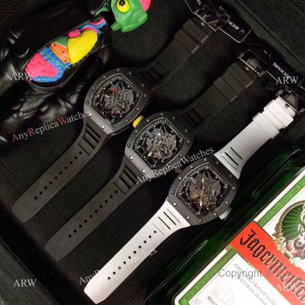 Richard Mille AAA Watches RM035 AMERICAS Red Rubber Strap