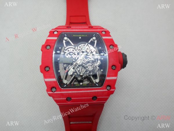 Swiss Grade 1 Richard Mille RM35-02 Rafael Nadal Watches Rubber Strap