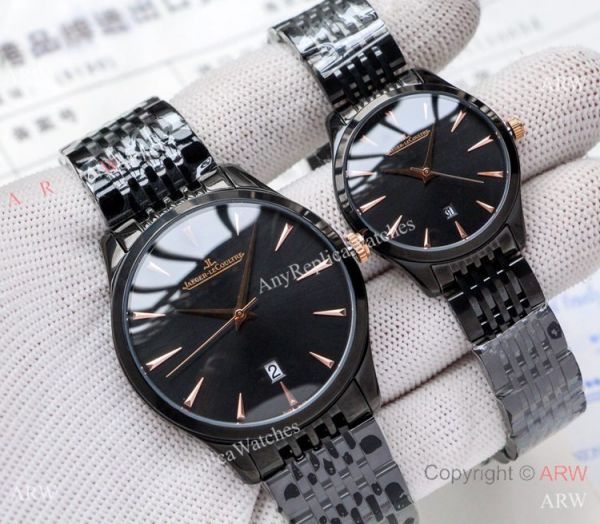 Low Price Copy Jaeger LeCoultre Master QUARTZ Watches SS Blue Dial