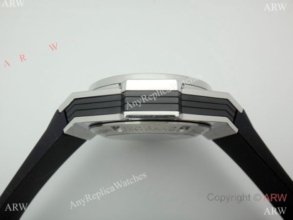 2019 Replica Hublot Big Bang Sang Bleu II Watches Stainless Steel Skeleton Dial