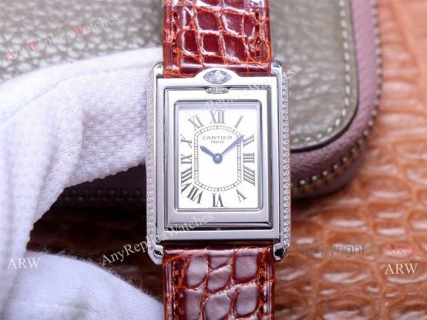 Swiss Grade Cartier Tank Basculante Lady Wrist Cabriolet Watch