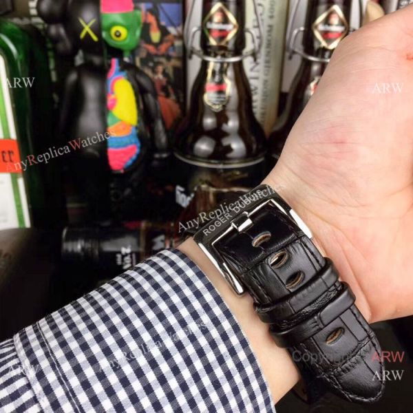 Copy Roger Dubuis Excalibur Quatuor Watches SS Blue Dial