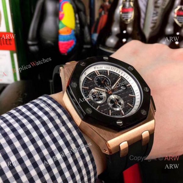 Clone Audemars Piguet Royal Oak offshore Automatic Watches Rose Gold
