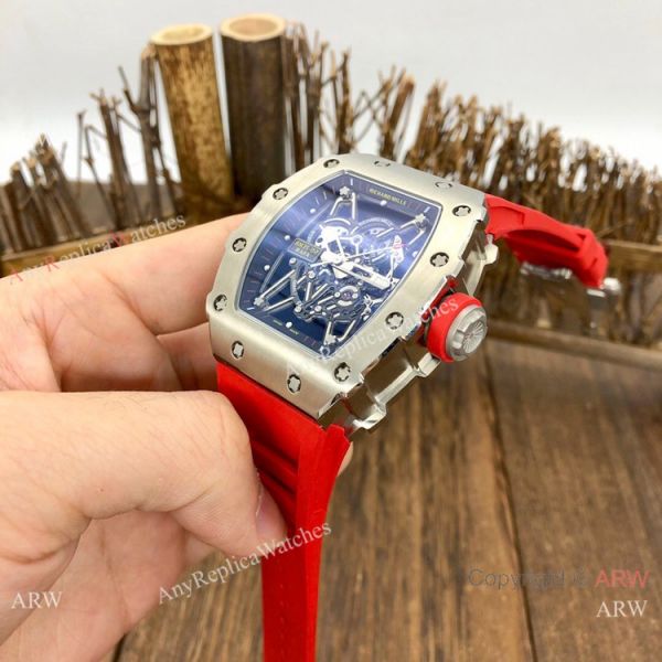 Best Quality Replica RM35-02 Rafael Nadal Mens Watches SS Orange Rubber