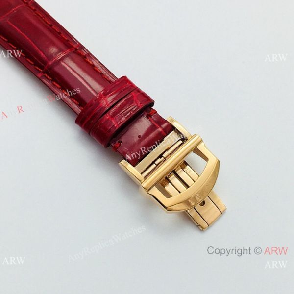 New! Swiss Replica IWC Portofino Swiss 9015 Rose Gold Watch Ladies