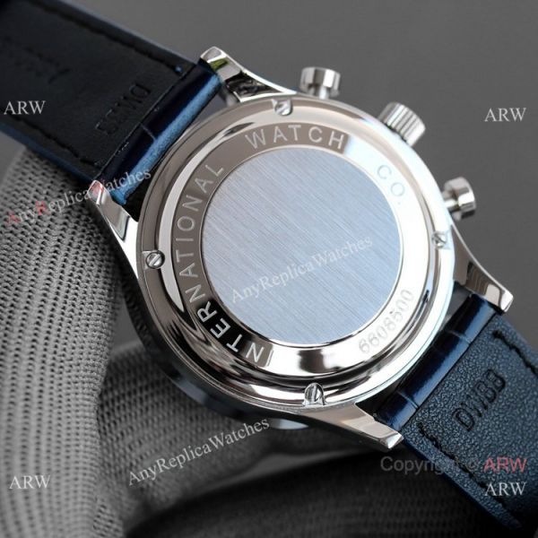 AAA Replica IWC Portuguese Chronograph Blue Dial Watches Swiss 7750