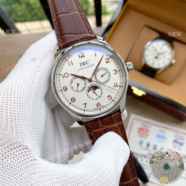 2020 New! IWC Portugieser Perpetual Calendar Watches Rose Gold