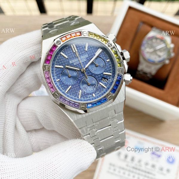 Fashion Style Audemars Piguet Royal Oak Rainbow Copy Watches