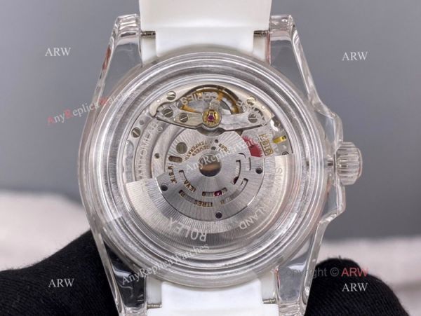 2021 NEW! Swiss AAA Replica Rolex Phantomlab Transparent Watches Sapphire Case