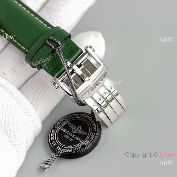 JH Factory Swiss Copy Breitling Premier B01 Asia7750 Chronograph Watches White Dial