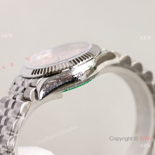TR Factory 904L Replica Rolex Datejust 31mm Watch Jubilee 2-Tone Rose Gold Gray Dial