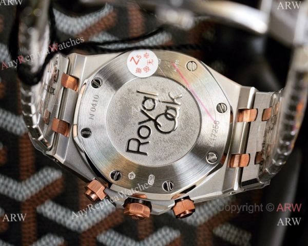 Knockoff Audemars Piguet Royal Oak 42mm Watch 2-Tone Rose Gold Chronograph