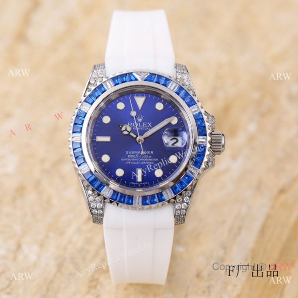 Swiss Quality Rolex Submariner Citizen 8215 Watch Bucherer Blue Dial